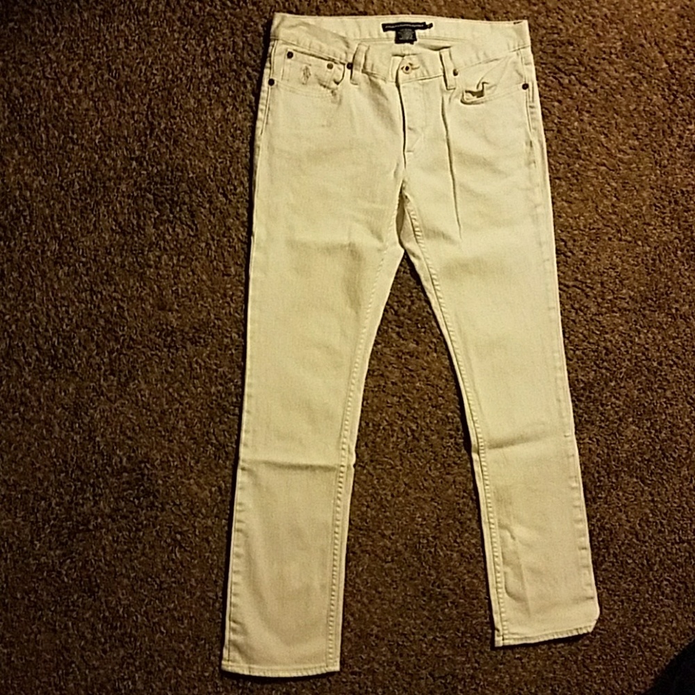 Ralph lauren white jeans